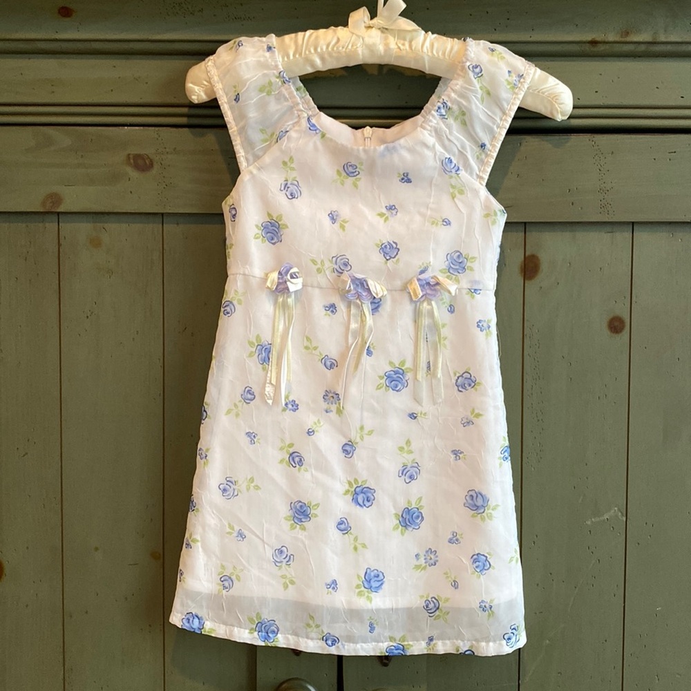 Place Princess White Floral Dress